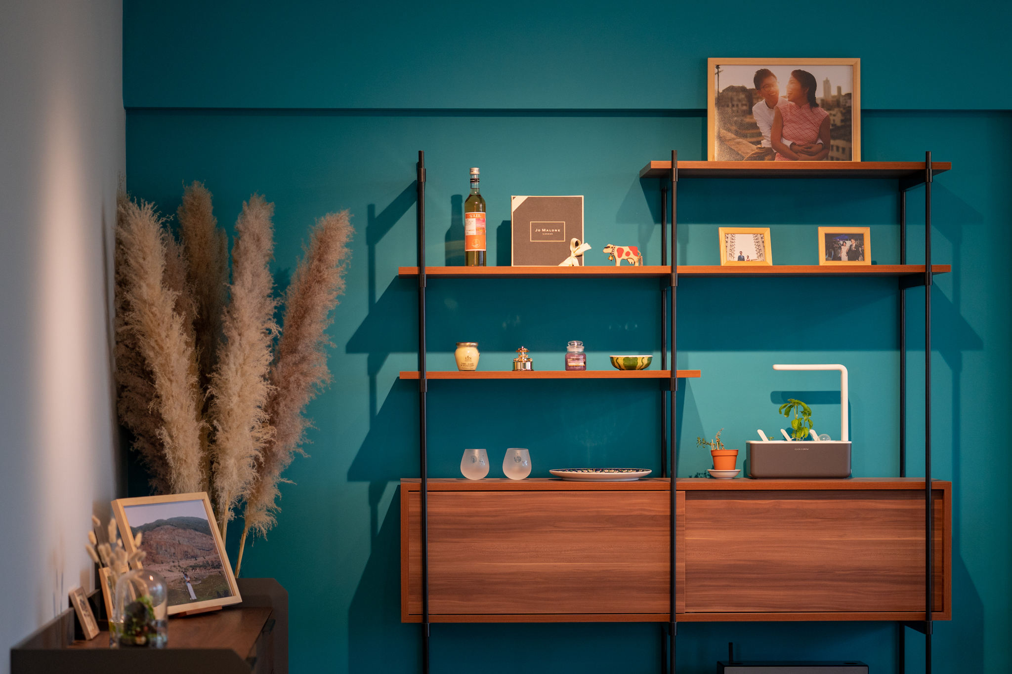 Open Living Living Hall Design by Arche Interior