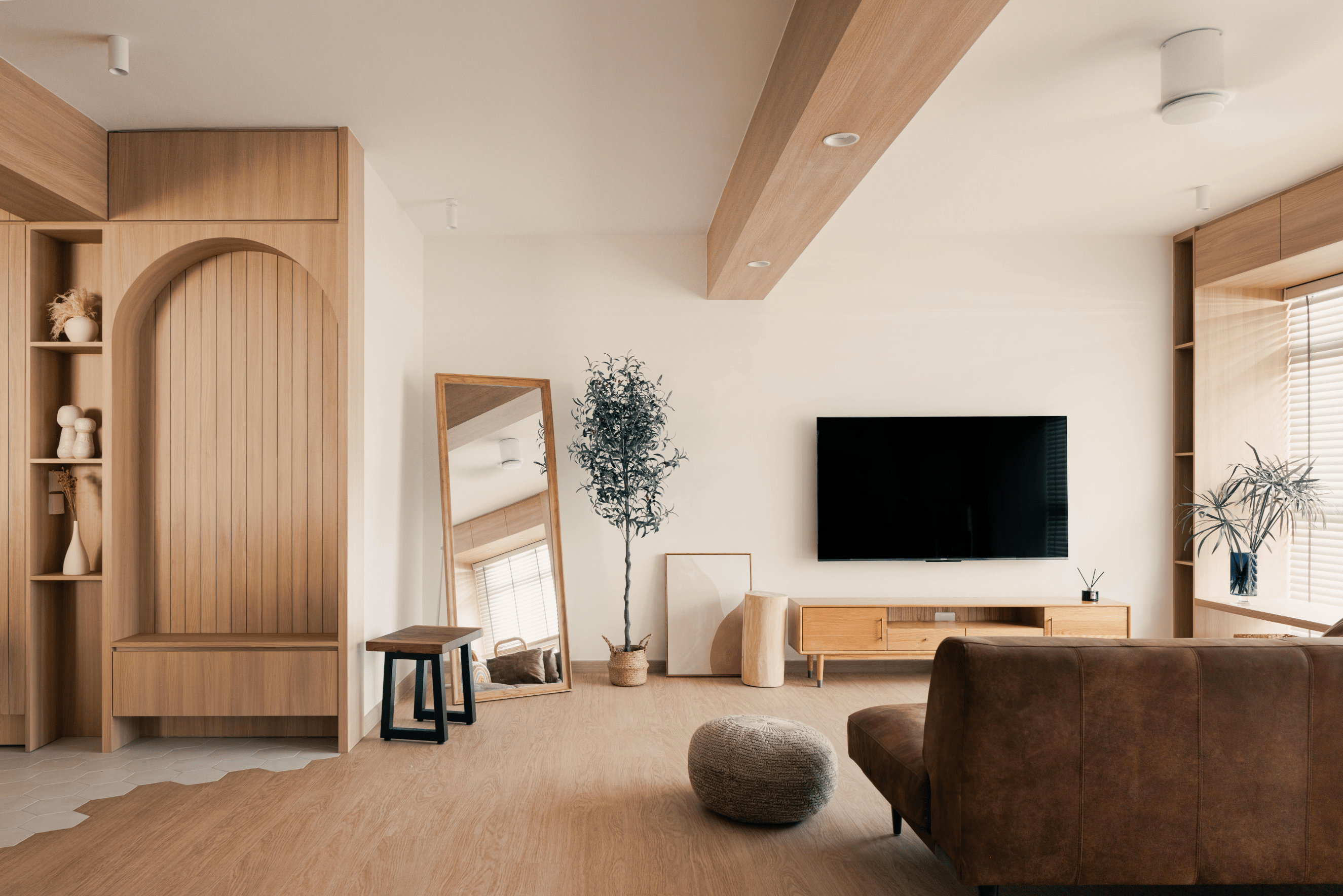 Living Room of HYGGE, designed by Arche Interior